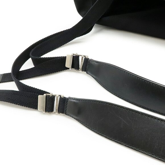 GUCCI Authentic Black Leather Backpack